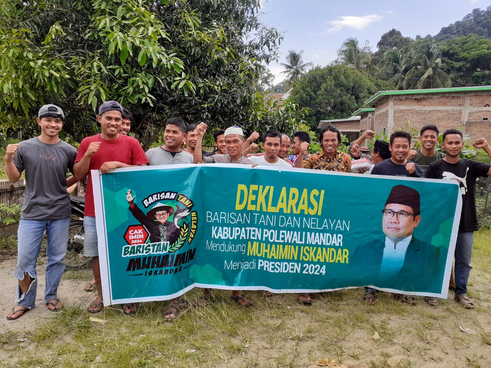 Petani-Nelayan di Polman Dukung Cak Imin Jadi Capres 2024